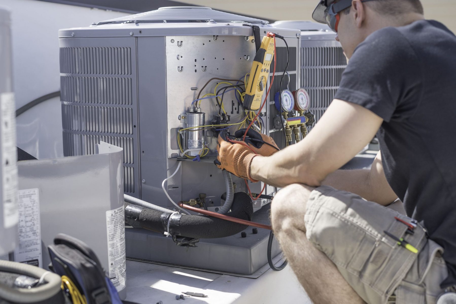 Handshake at HVAC Unit